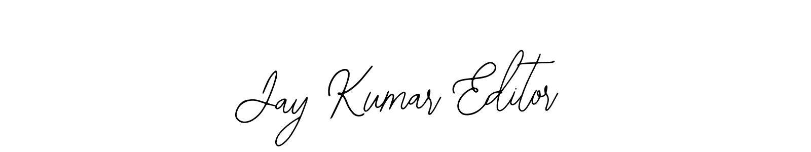 Design your own signature with our free online signature maker. With this signature software, you can create a handwritten (Bearetta-2O07w) signature for name Jay Kumar Editor. Jay Kumar Editor signature style 12 images and pictures png