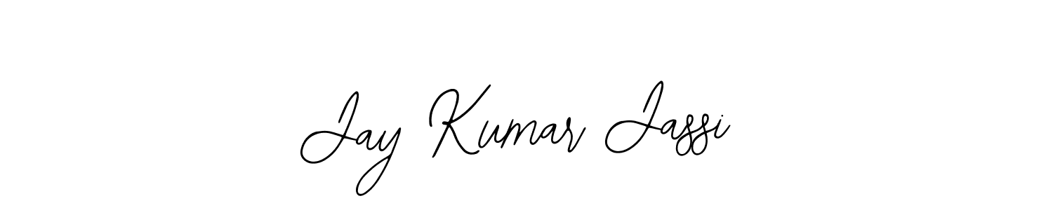 You should practise on your own different ways (Bearetta-2O07w) to write your name (Jay Kumar Jassi) in signature. don't let someone else do it for you. Jay Kumar Jassi signature style 12 images and pictures png