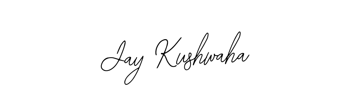 Bearetta-2O07w is a professional signature style that is perfect for those who want to add a touch of class to their signature. It is also a great choice for those who want to make their signature more unique. Get Jay Kushwaha name to fancy signature for free. Jay Kushwaha signature style 12 images and pictures png