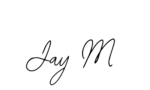 The best way (Bearetta-2O07w) to make a short signature is to pick only two or three words in your name. The name Jay M include a total of six letters. For converting this name. Jay M signature style 12 images and pictures png