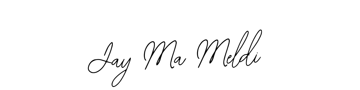 Also we have Jay Ma Meldi name is the best signature style. Create professional handwritten signature collection using Bearetta-2O07w autograph style. Jay Ma Meldi signature style 12 images and pictures png