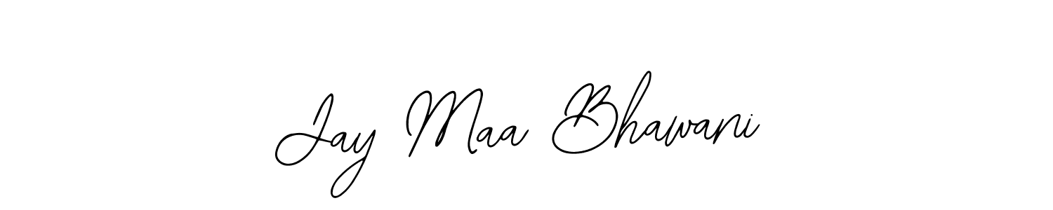 The best way (Bearetta-2O07w) to make a short signature is to pick only two or three words in your name. The name Jay Maa Bhawani include a total of six letters. For converting this name. Jay Maa Bhawani signature style 12 images and pictures png