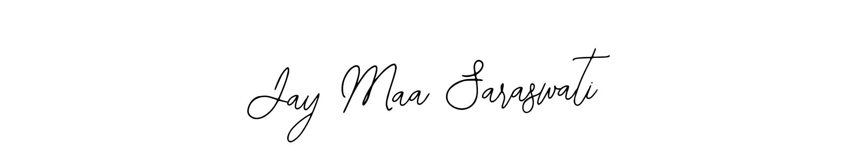 if you are searching for the best signature style for your name Jay Maa Saraswati. so please give up your signature search. here we have designed multiple signature styles  using Bearetta-2O07w. Jay Maa Saraswati signature style 12 images and pictures png