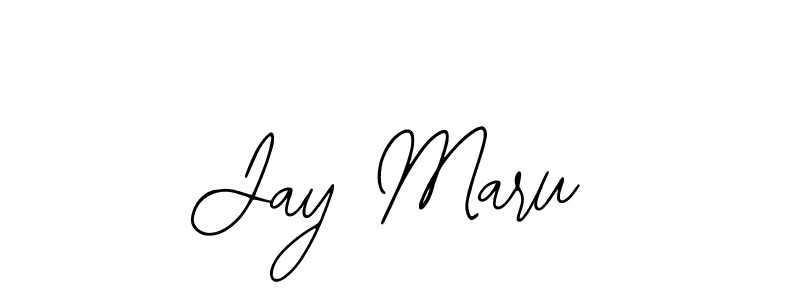 Use a signature maker to create a handwritten signature online. With this signature software, you can design (Bearetta-2O07w) your own signature for name Jay Maru. Jay Maru signature style 12 images and pictures png