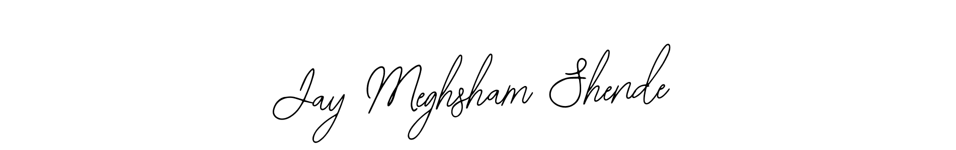 You can use this online signature creator to create a handwritten signature for the name Jay Meghsham Shende. This is the best online autograph maker. Jay Meghsham Shende signature style 12 images and pictures png