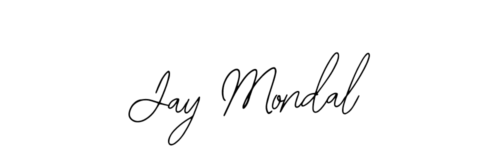 Jay Mondal stylish signature style. Best Handwritten Sign (Bearetta-2O07w) for my name. Handwritten Signature Collection Ideas for my name Jay Mondal. Jay Mondal signature style 12 images and pictures png