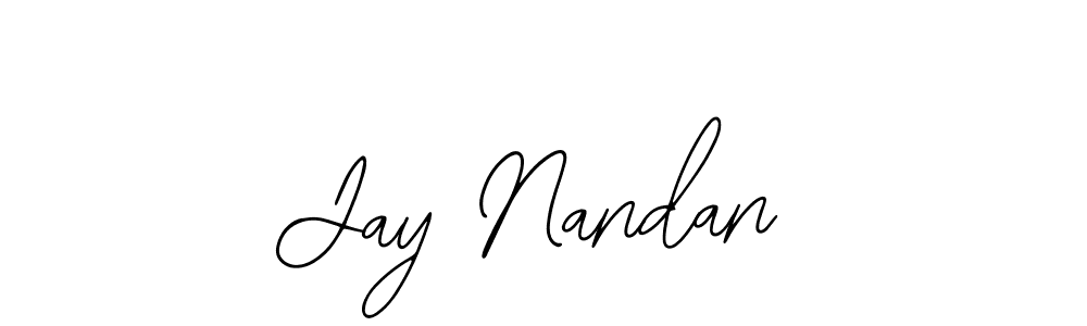 Also You can easily find your signature by using the search form. We will create Jay Nandan name handwritten signature images for you free of cost using Bearetta-2O07w sign style. Jay Nandan signature style 12 images and pictures png