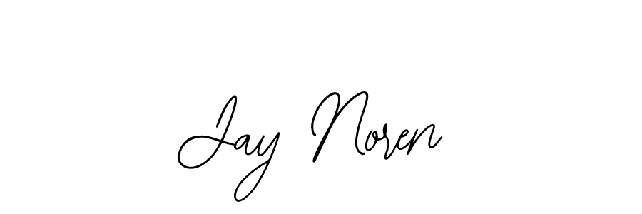 You should practise on your own different ways (Bearetta-2O07w) to write your name (Jay Noren) in signature. don't let someone else do it for you. Jay Noren signature style 12 images and pictures png