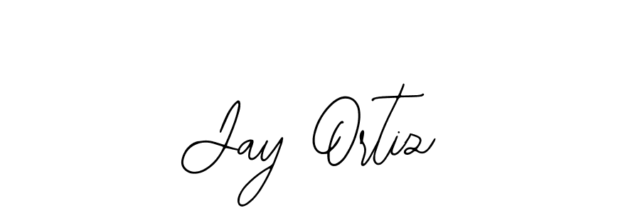 How to make Jay Ortiz name signature. Use Bearetta-2O07w style for creating short signs online. This is the latest handwritten sign. Jay Ortiz signature style 12 images and pictures png