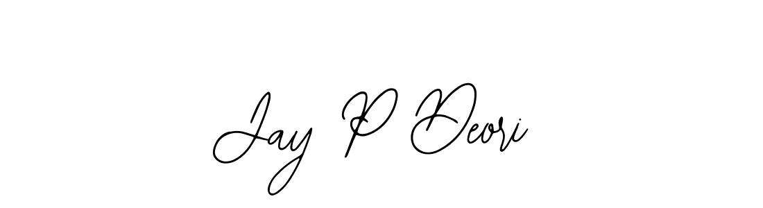 Similarly Bearetta-2O07w is the best handwritten signature design. Signature creator online .You can use it as an online autograph creator for name Jay P Deori. Jay P Deori signature style 12 images and pictures png