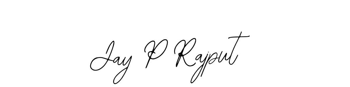 The best way (Bearetta-2O07w) to make a short signature is to pick only two or three words in your name. The name Jay P Rajput include a total of six letters. For converting this name. Jay P Rajput signature style 12 images and pictures png