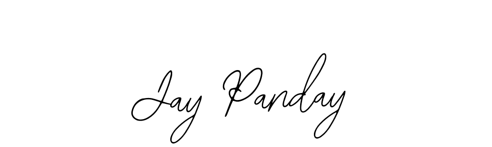 Also You can easily find your signature by using the search form. We will create Jay Panday name handwritten signature images for you free of cost using Bearetta-2O07w sign style. Jay Panday signature style 12 images and pictures png