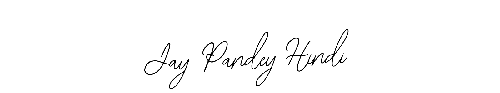 Jay Pandey Hindi stylish signature style. Best Handwritten Sign (Bearetta-2O07w) for my name. Handwritten Signature Collection Ideas for my name Jay Pandey Hindi. Jay Pandey Hindi signature style 12 images and pictures png