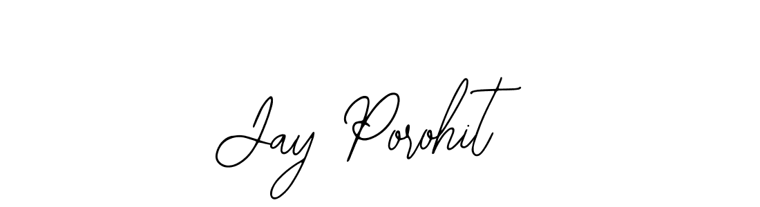 Jay Porohit stylish signature style. Best Handwritten Sign (Bearetta-2O07w) for my name. Handwritten Signature Collection Ideas for my name Jay Porohit. Jay Porohit signature style 12 images and pictures png