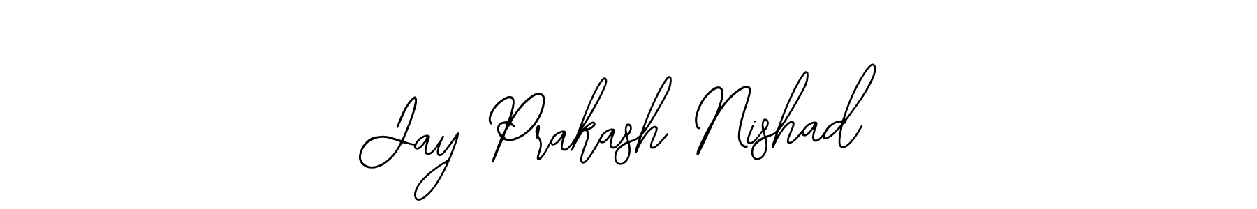 The best way (Bearetta-2O07w) to make a short signature is to pick only two or three words in your name. The name Jay Prakash Nishad include a total of six letters. For converting this name. Jay Prakash Nishad signature style 12 images and pictures png