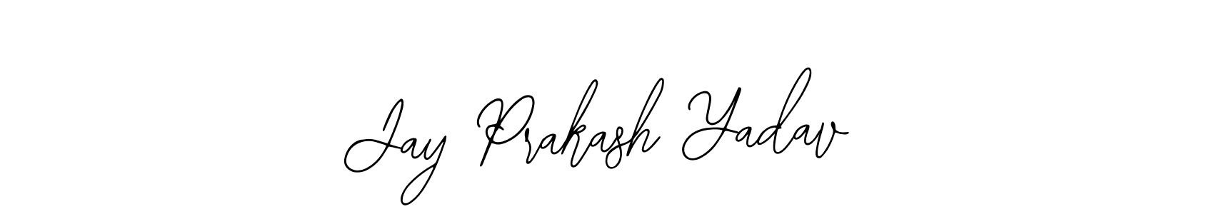 Design your own signature with our free online signature maker. With this signature software, you can create a handwritten (Bearetta-2O07w) signature for name Jay Prakash Yadav. Jay Prakash Yadav signature style 12 images and pictures png