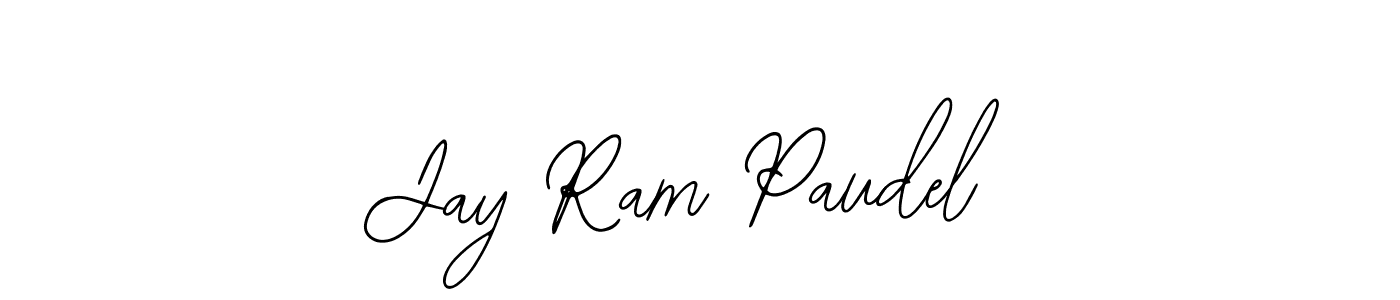 The best way (Bearetta-2O07w) to make a short signature is to pick only two or three words in your name. The name Jay Ram Paudel include a total of six letters. For converting this name. Jay Ram Paudel signature style 12 images and pictures png