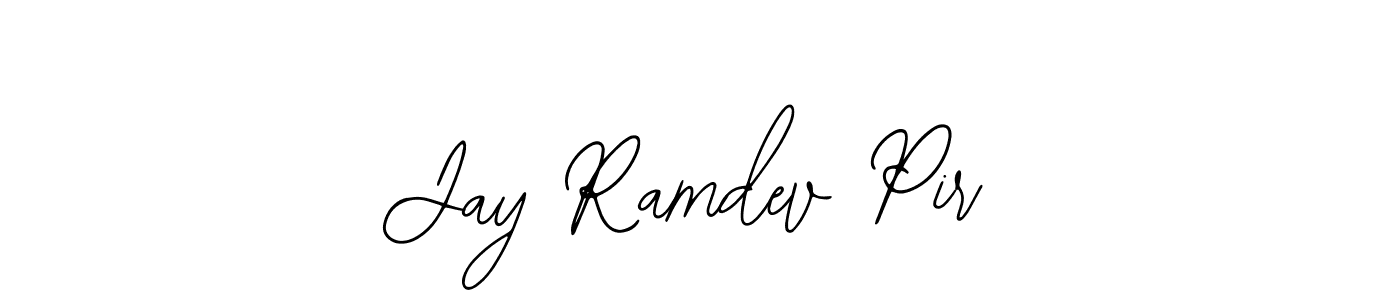 It looks lik you need a new signature style for name Jay Ramdev Pir. Design unique handwritten (Bearetta-2O07w) signature with our free signature maker in just a few clicks. Jay Ramdev Pir signature style 12 images and pictures png