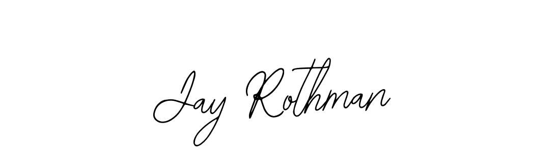 How to make Jay Rothman name signature. Use Bearetta-2O07w style for creating short signs online. This is the latest handwritten sign. Jay Rothman signature style 12 images and pictures png