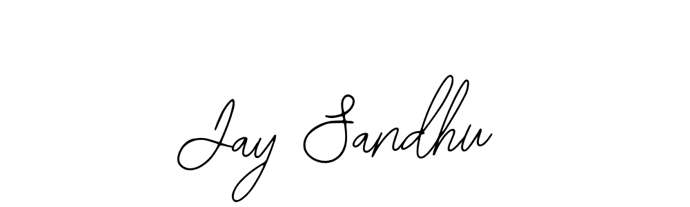 Use a signature maker to create a handwritten signature online. With this signature software, you can design (Bearetta-2O07w) your own signature for name Jay Sandhu. Jay Sandhu signature style 12 images and pictures png