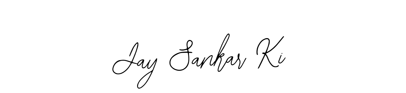 How to make Jay Sankar Ki name signature. Use Bearetta-2O07w style for creating short signs online. This is the latest handwritten sign. Jay Sankar Ki signature style 12 images and pictures png