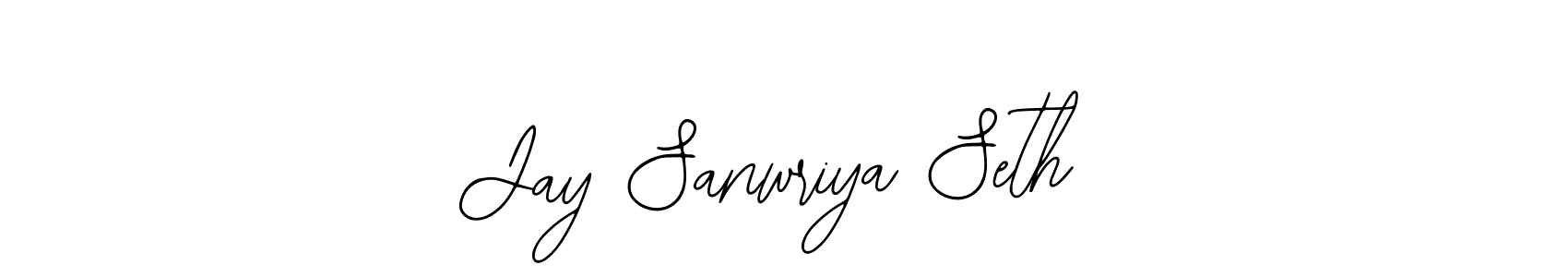 How to make Jay Sanwriya Seth signature? Bearetta-2O07w is a professional autograph style. Create handwritten signature for Jay Sanwriya Seth name. Jay Sanwriya Seth signature style 12 images and pictures png