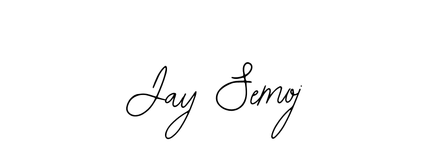 Make a beautiful signature design for name Jay Semoj. Use this online signature maker to create a handwritten signature for free. Jay Semoj signature style 12 images and pictures png