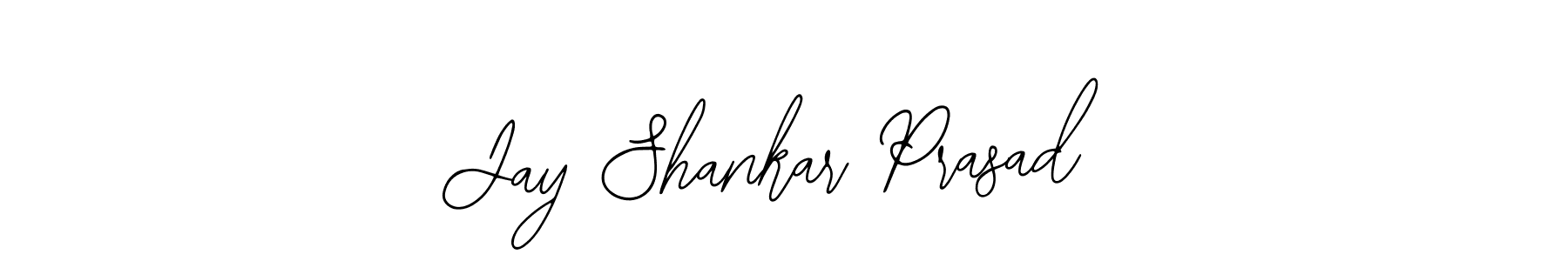 You should practise on your own different ways (Bearetta-2O07w) to write your name (Jay Shankar Prasad) in signature. don't let someone else do it for you. Jay Shankar Prasad signature style 12 images and pictures png