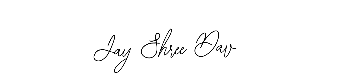 You should practise on your own different ways (Bearetta-2O07w) to write your name (Jay Shree Dav) in signature. don't let someone else do it for you. Jay Shree Dav signature style 12 images and pictures png