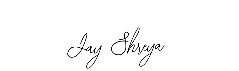 Also we have Jay Shreya name is the best signature style. Create professional handwritten signature collection using Bearetta-2O07w autograph style. Jay Shreya signature style 12 images and pictures png