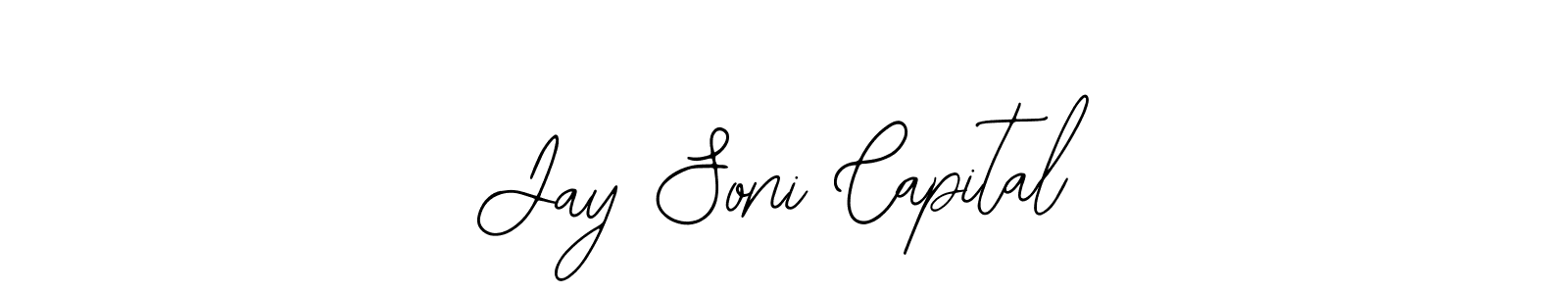 The best way (Bearetta-2O07w) to make a short signature is to pick only two or three words in your name. The name Jay Soni Capital include a total of six letters. For converting this name. Jay Soni Capital signature style 12 images and pictures png