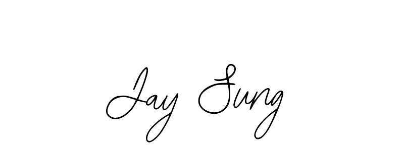 if you are searching for the best signature style for your name Jay Sung. so please give up your signature search. here we have designed multiple signature styles  using Bearetta-2O07w. Jay Sung signature style 12 images and pictures png
