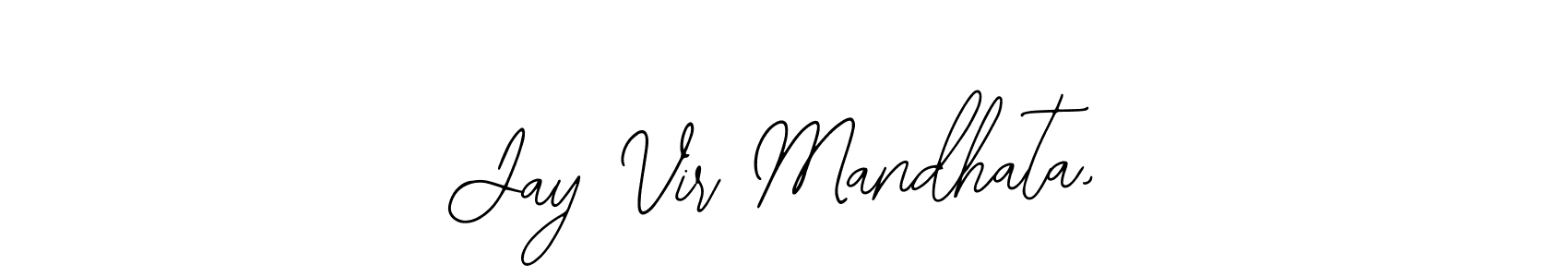 You can use this online signature creator to create a handwritten signature for the name Jay Vir Mandhata,. This is the best online autograph maker. Jay Vir Mandhata, signature style 12 images and pictures png