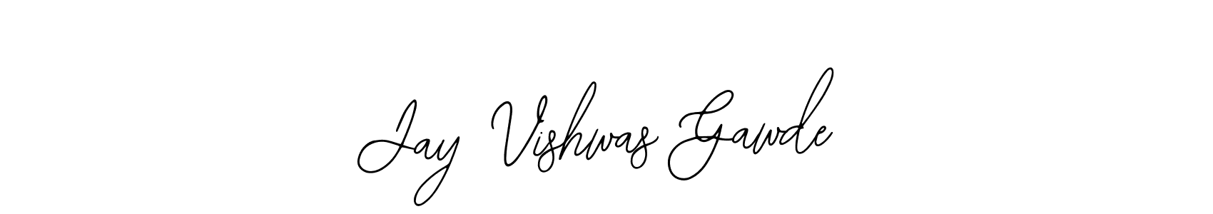 Make a beautiful signature design for name Jay Vishwas Gawde. With this signature (Bearetta-2O07w) style, you can create a handwritten signature for free. Jay Vishwas Gawde signature style 12 images and pictures png