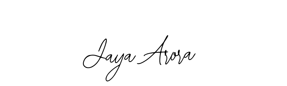 Jaya Arora stylish signature style. Best Handwritten Sign (Bearetta-2O07w) for my name. Handwritten Signature Collection Ideas for my name Jaya Arora. Jaya Arora signature style 12 images and pictures png