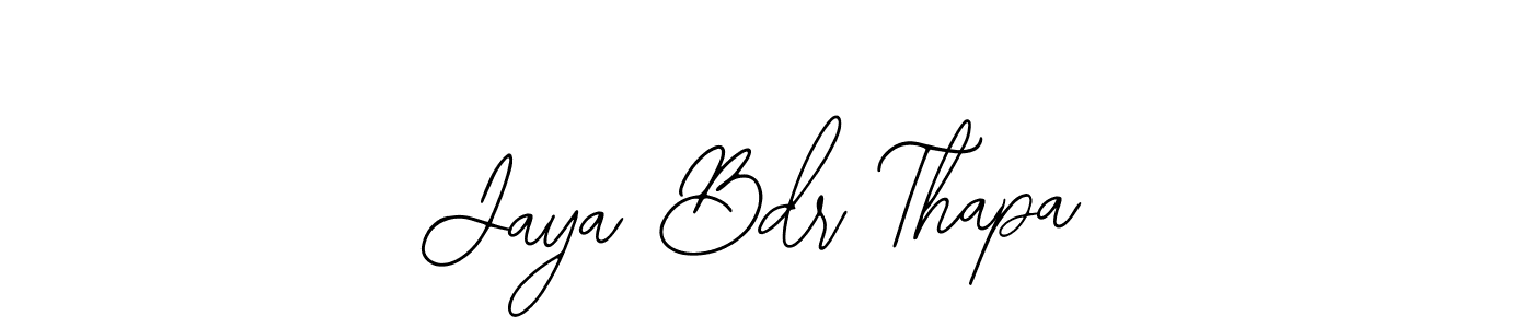 Make a short Jaya Bdr Thapa signature style. Manage your documents anywhere anytime using Bearetta-2O07w. Create and add eSignatures, submit forms, share and send files easily. Jaya Bdr Thapa signature style 12 images and pictures png