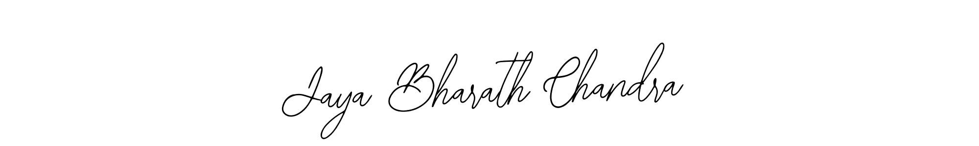 Make a beautiful signature design for name Jaya Bharath Chandra. With this signature (Bearetta-2O07w) style, you can create a handwritten signature for free. Jaya Bharath Chandra signature style 12 images and pictures png