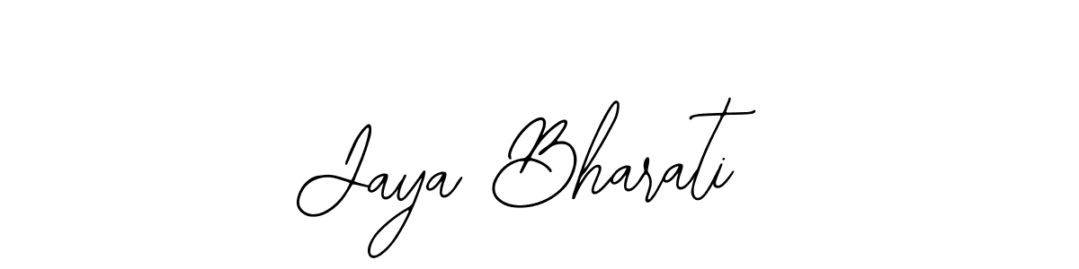 Design your own signature with our free online signature maker. With this signature software, you can create a handwritten (Bearetta-2O07w) signature for name Jaya Bharati. Jaya Bharati signature style 12 images and pictures png