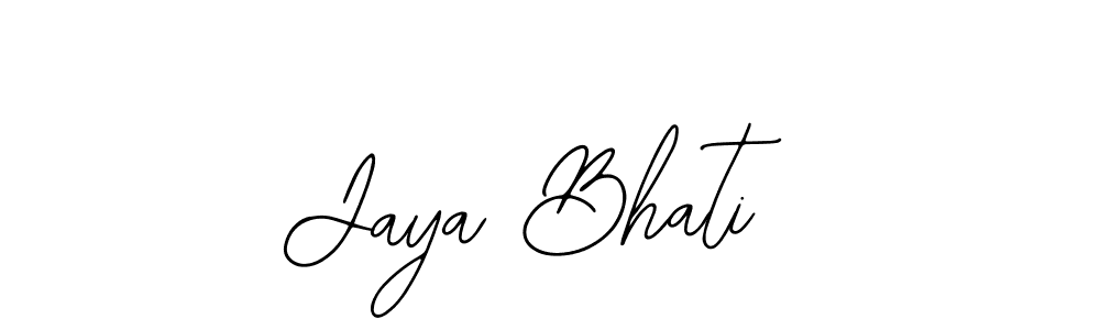 Make a short Jaya Bhati signature style. Manage your documents anywhere anytime using Bearetta-2O07w. Create and add eSignatures, submit forms, share and send files easily. Jaya Bhati signature style 12 images and pictures png