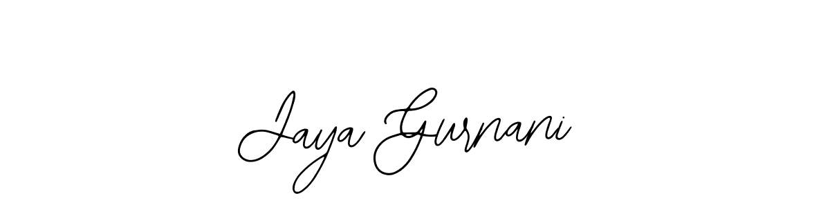 Also we have Jaya Gurnani name is the best signature style. Create professional handwritten signature collection using Bearetta-2O07w autograph style. Jaya Gurnani signature style 12 images and pictures png