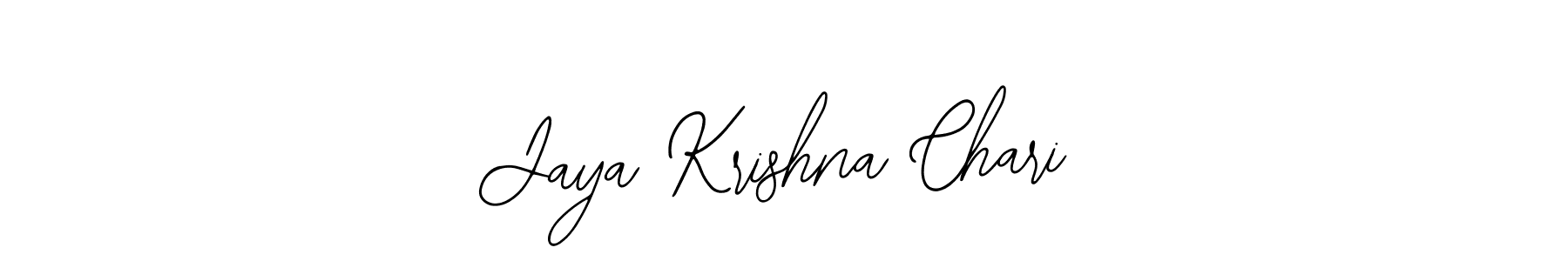 How to make Jaya Krishna Chari signature? Bearetta-2O07w is a professional autograph style. Create handwritten signature for Jaya Krishna Chari name. Jaya Krishna Chari signature style 12 images and pictures png