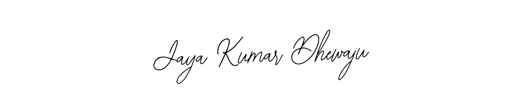You should practise on your own different ways (Bearetta-2O07w) to write your name (Jaya Kumar Dhewaju) in signature. don't let someone else do it for you. Jaya Kumar Dhewaju signature style 12 images and pictures png