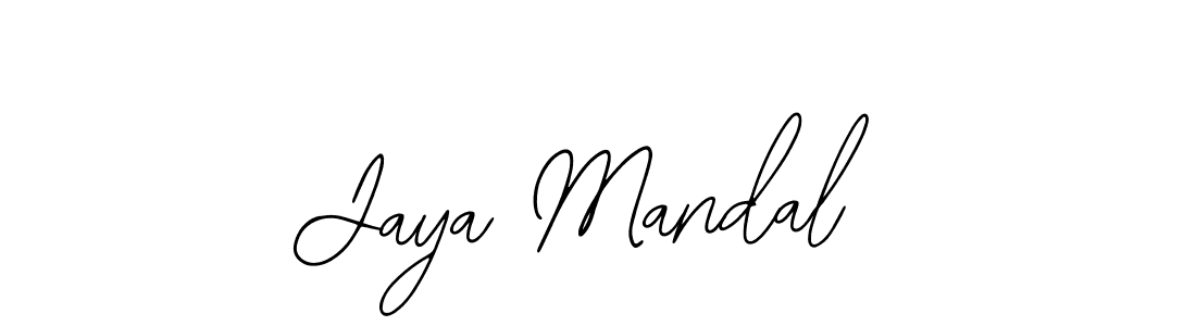 Jaya Mandal stylish signature style. Best Handwritten Sign (Bearetta-2O07w) for my name. Handwritten Signature Collection Ideas for my name Jaya Mandal. Jaya Mandal signature style 12 images and pictures png