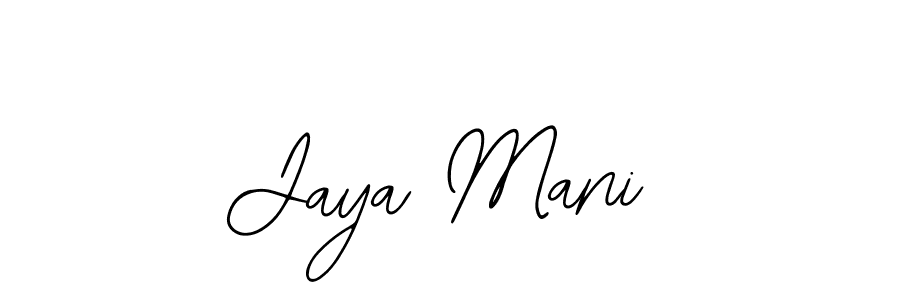 Make a beautiful signature design for name Jaya Mani. With this signature (Bearetta-2O07w) style, you can create a handwritten signature for free. Jaya Mani signature style 12 images and pictures png