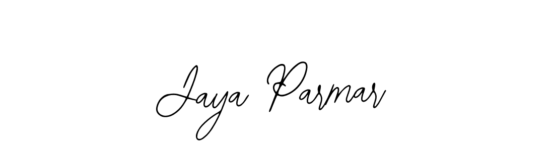 Bearetta-2O07w is a professional signature style that is perfect for those who want to add a touch of class to their signature. It is also a great choice for those who want to make their signature more unique. Get Jaya Parmar name to fancy signature for free. Jaya Parmar signature style 12 images and pictures png