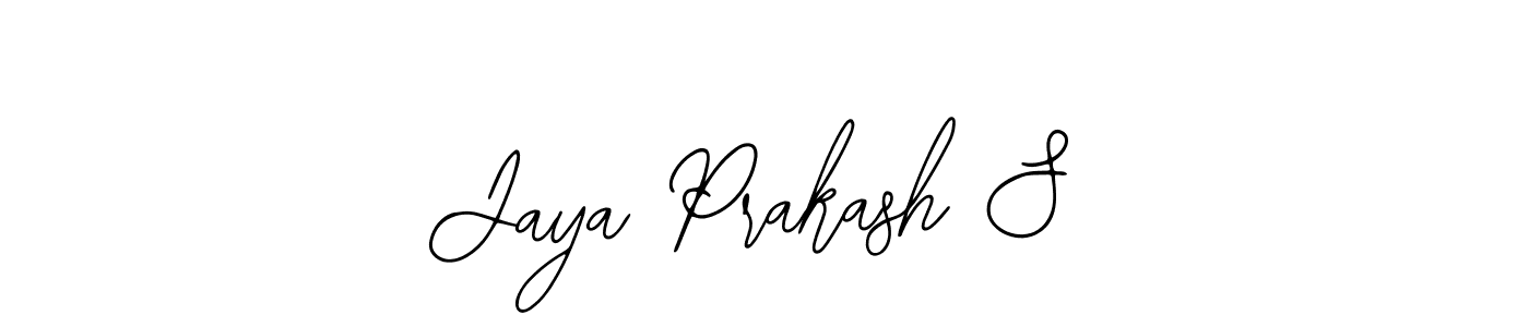 if you are searching for the best signature style for your name Jaya Prakash S. so please give up your signature search. here we have designed multiple signature styles  using Bearetta-2O07w. Jaya Prakash S signature style 12 images and pictures png