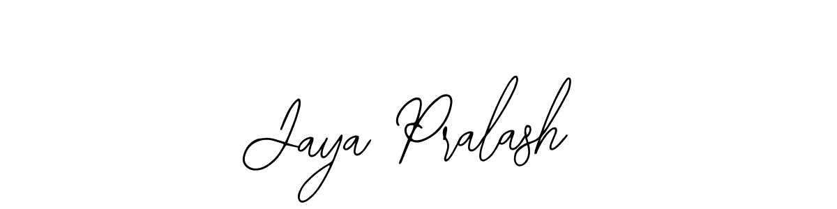 How to make Jaya Pralash name signature. Use Bearetta-2O07w style for creating short signs online. This is the latest handwritten sign. Jaya Pralash signature style 12 images and pictures png