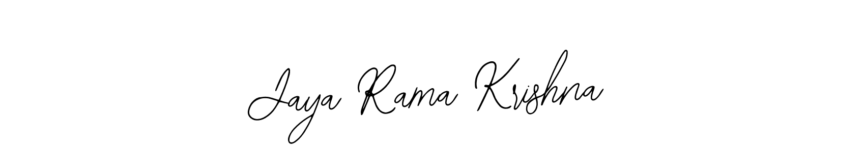Design your own signature with our free online signature maker. With this signature software, you can create a handwritten (Bearetta-2O07w) signature for name Jaya Rama Krishna. Jaya Rama Krishna signature style 12 images and pictures png