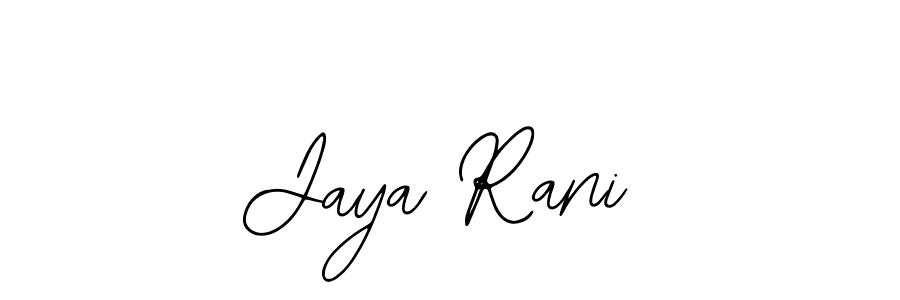 Also we have Jaya Rani name is the best signature style. Create professional handwritten signature collection using Bearetta-2O07w autograph style. Jaya Rani signature style 12 images and pictures png