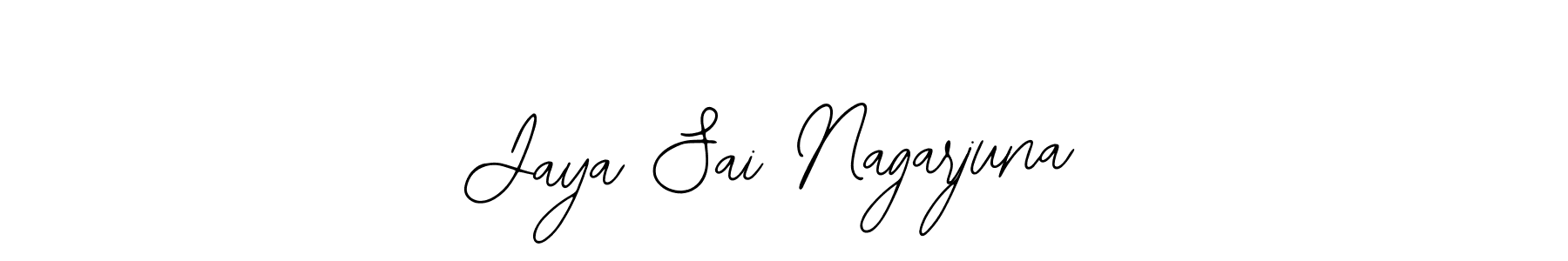 Bearetta-2O07w is a professional signature style that is perfect for those who want to add a touch of class to their signature. It is also a great choice for those who want to make their signature more unique. Get Jaya Sai Nagarjuna name to fancy signature for free. Jaya Sai Nagarjuna signature style 12 images and pictures png